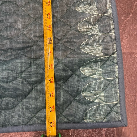 OPALHOUSE Jungalow Teal Design Colored Double Sided Quilted Blanket - Picture 10 of 14